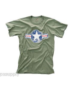 Rothco T-shirt ARMY AIR CORPS 66300 gr&oslash;nn
